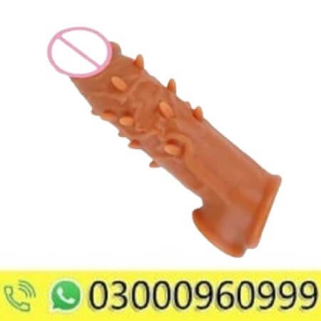 Penis Extender Enlarger Girth Enhancer Realistic Sleeve Condom