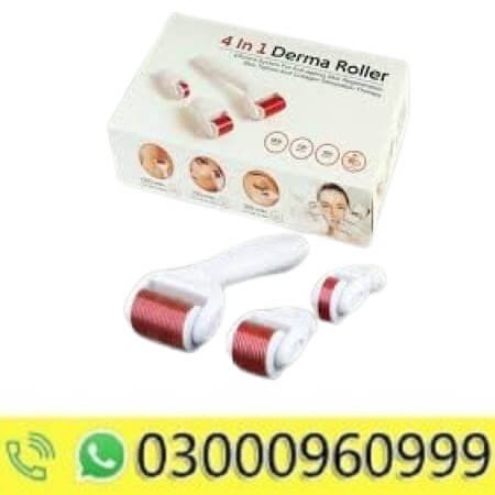 4 in 1 Derma Roller Skin Mesoroller in Pakistan