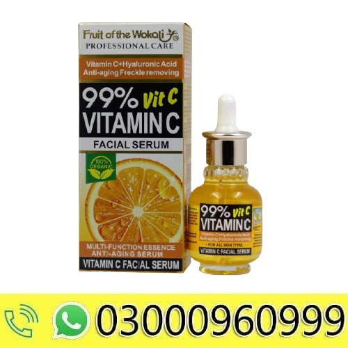 Wokali 99% Vitamin C Facial Serum 40ml in Pakistan