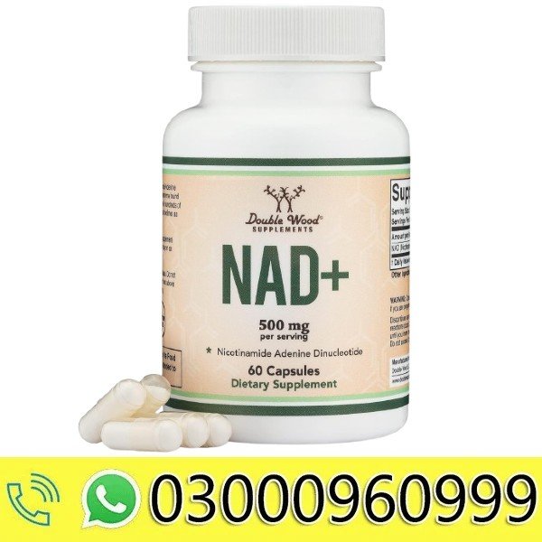 Double Wood Nad+ Supplement 60 Capsules (500mg)