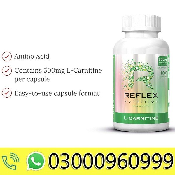 Reflex Nutrition L-Carnitine 500mg Capsules In Pakistan