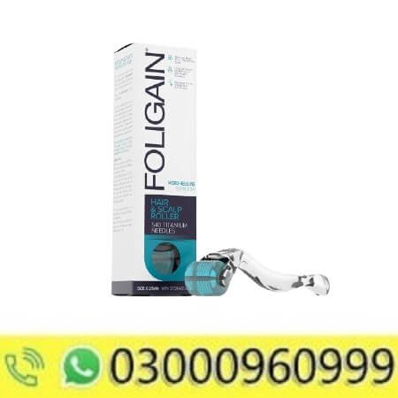 Foligain Hair & Scalp Roller with 540 Titanium Needles