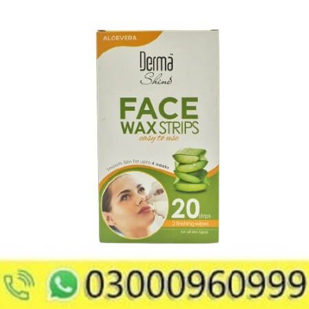 Derma Shine Aloe Vera Face Wax Strips In Pakistan