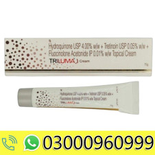 Triluma 15 gm Cream (Hydroquinone 4%, Tretinoin 0.05%, Fluocinolone 0.01%)